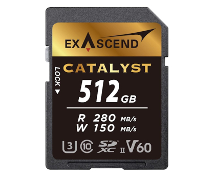 Karta pamięci ExAscend 512GB SDXC Catalyst UHS-II V60